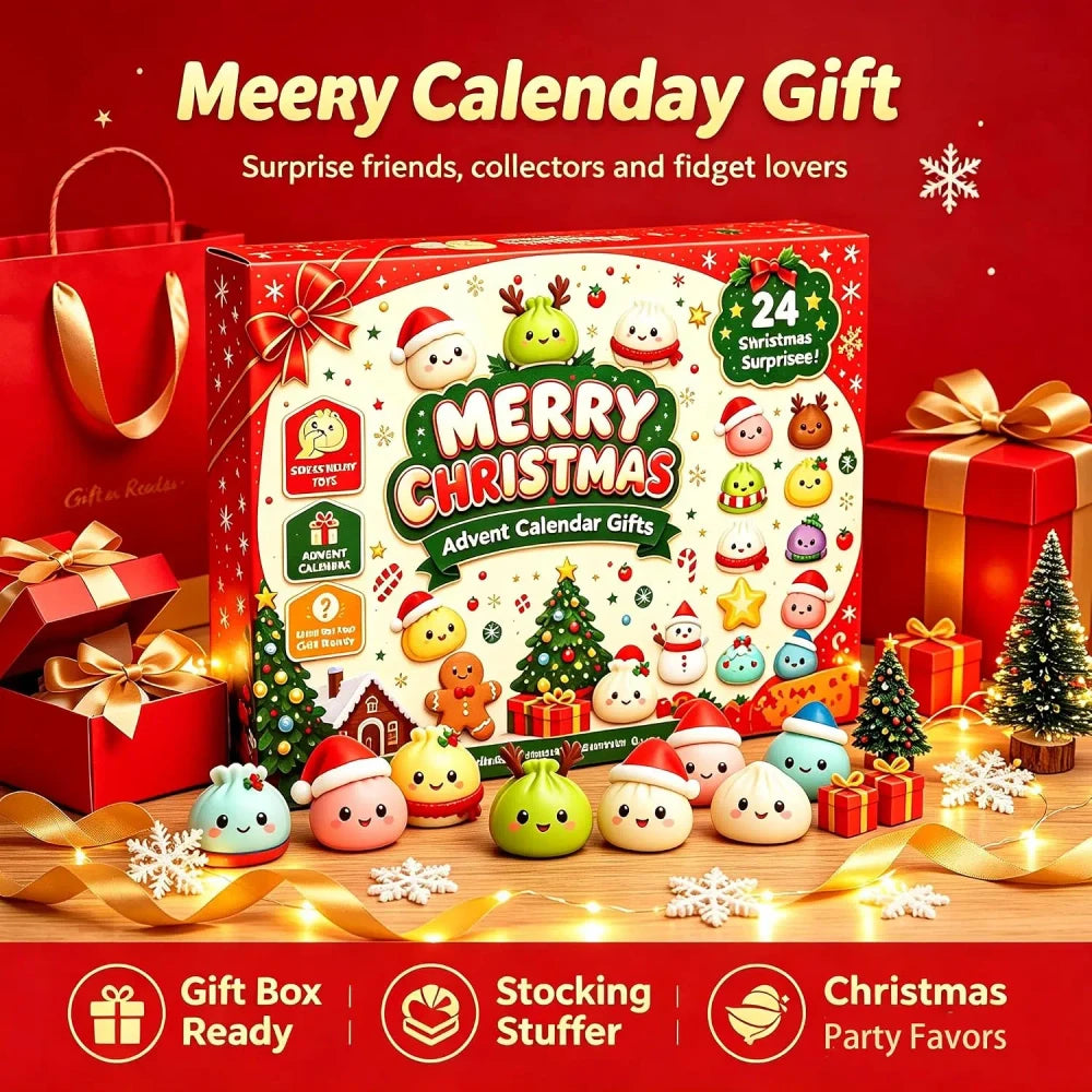 Christmas Dumpling Squishy Advent Calendar