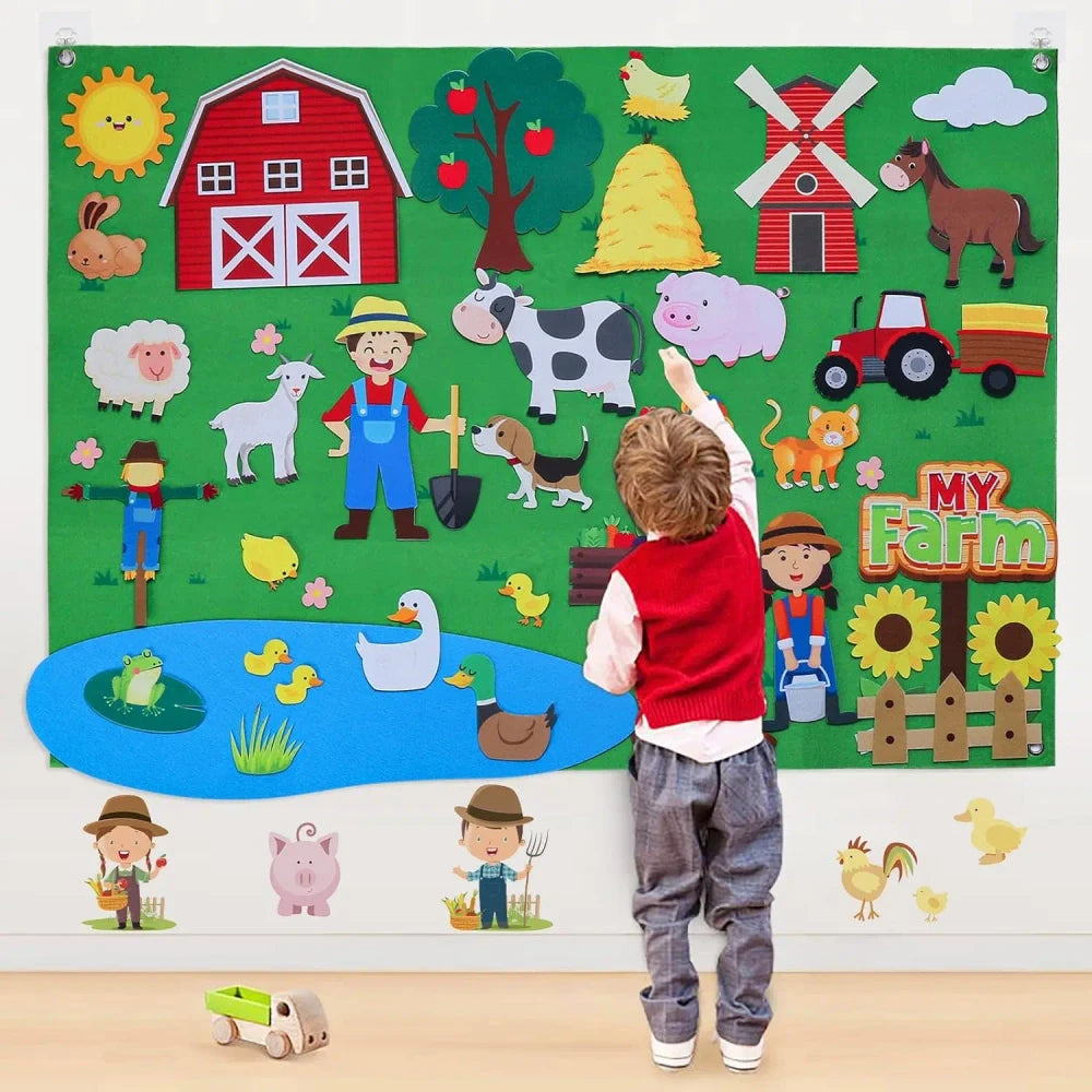 Zoo Animal Felt Story Board