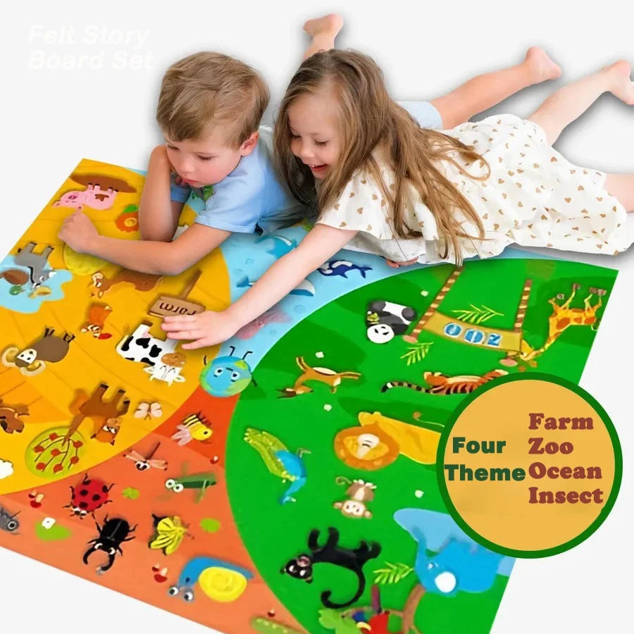 Zoo Animal Felt Story Board