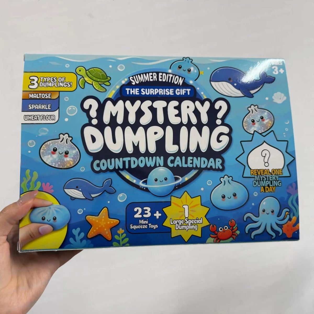 Dumpling Squishy Advent Calendar 2026 Mystery 24 Calendar Random Squishy Squeeze Fidget Stress Relief XMAS Christmas PartyGift